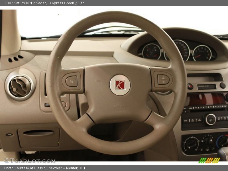 Cypress Green / Tan 2007 Saturn ION 2 Sedan