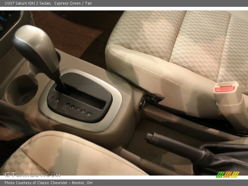 Cypress Green / Tan 2007 Saturn ION 2 Sedan