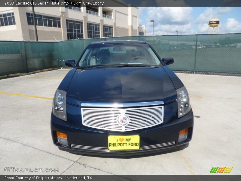 Blue Onyx / Light Gray/Ebony 2003 Cadillac CTS Sedan
