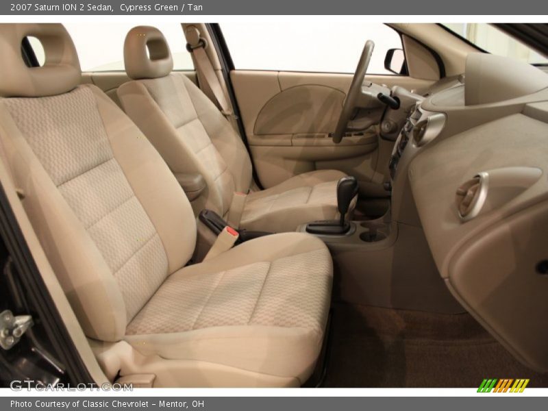 Cypress Green / Tan 2007 Saturn ION 2 Sedan
