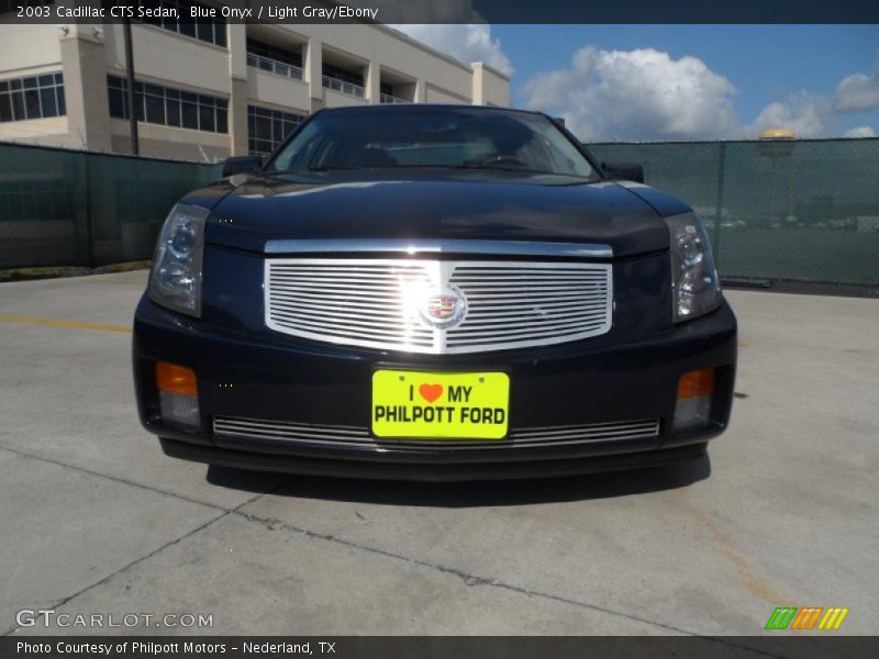 Blue Onyx / Light Gray/Ebony 2003 Cadillac CTS Sedan
