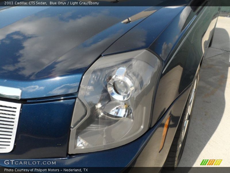 Blue Onyx / Light Gray/Ebony 2003 Cadillac CTS Sedan