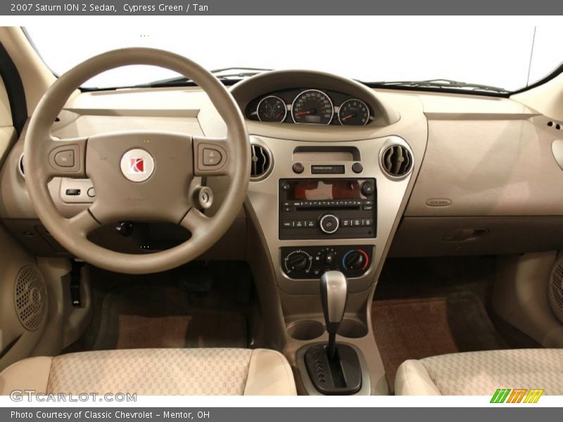 Cypress Green / Tan 2007 Saturn ION 2 Sedan