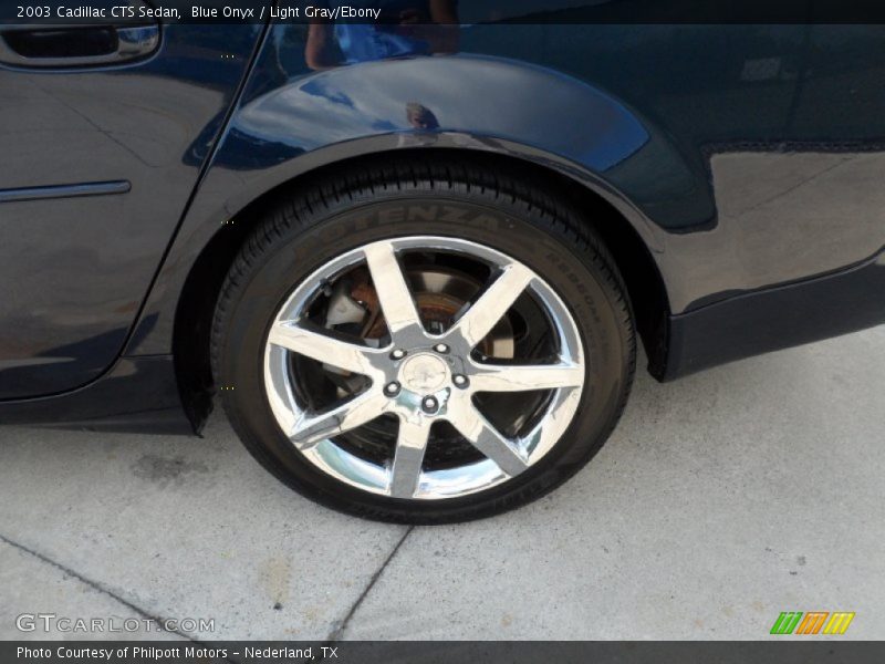 Blue Onyx / Light Gray/Ebony 2003 Cadillac CTS Sedan