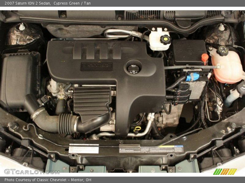 Cypress Green / Tan 2007 Saturn ION 2 Sedan