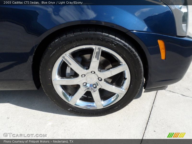 Blue Onyx / Light Gray/Ebony 2003 Cadillac CTS Sedan