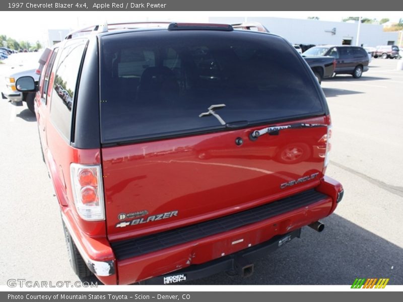 Apple Red / Dark Pewter 1997 Chevrolet Blazer 4x4