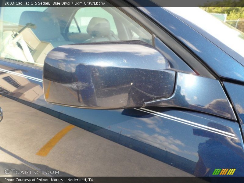Blue Onyx / Light Gray/Ebony 2003 Cadillac CTS Sedan