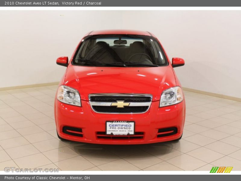 Victory Red / Charcoal 2010 Chevrolet Aveo LT Sedan