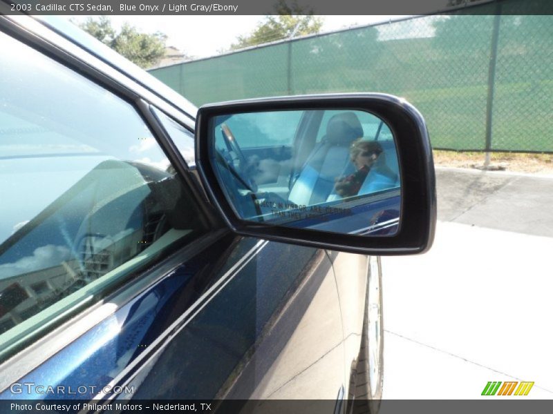Blue Onyx / Light Gray/Ebony 2003 Cadillac CTS Sedan