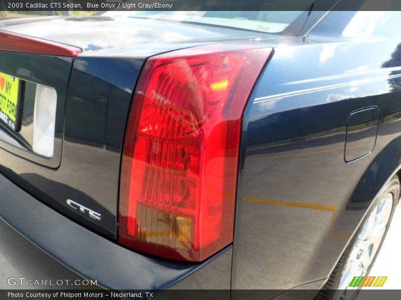 Blue Onyx / Light Gray/Ebony 2003 Cadillac CTS Sedan