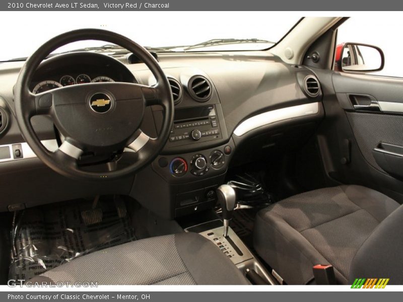 Victory Red / Charcoal 2010 Chevrolet Aveo LT Sedan