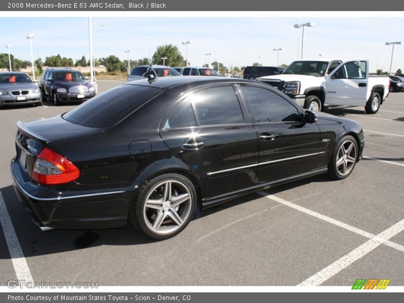 Black / Black 2008 Mercedes-Benz E 63 AMG Sedan