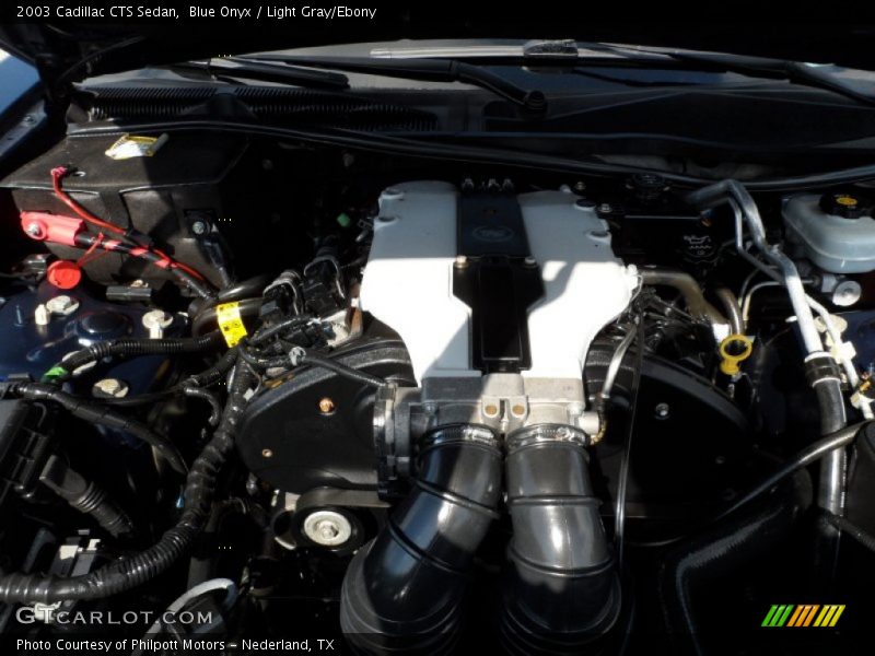 Blue Onyx / Light Gray/Ebony 2003 Cadillac CTS Sedan