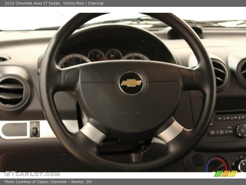 Victory Red / Charcoal 2010 Chevrolet Aveo LT Sedan