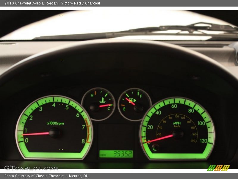 Victory Red / Charcoal 2010 Chevrolet Aveo LT Sedan