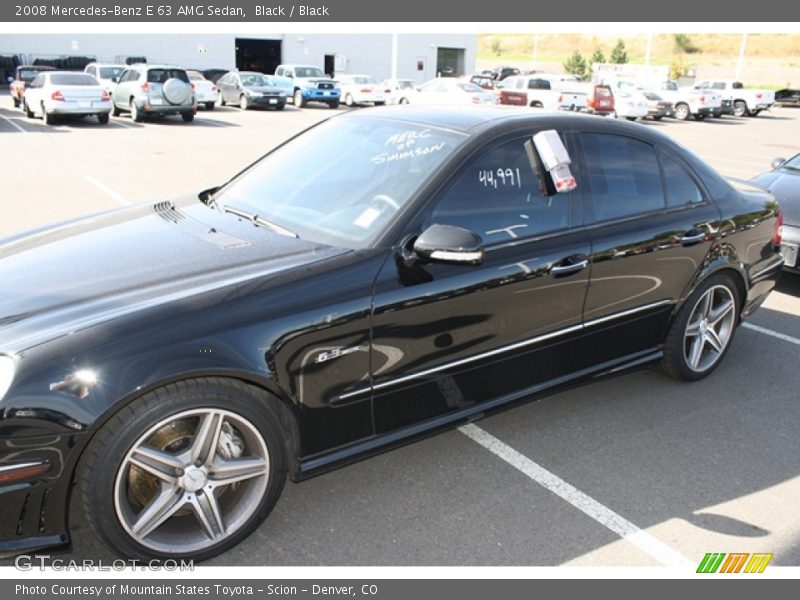 Black / Black 2008 Mercedes-Benz E 63 AMG Sedan