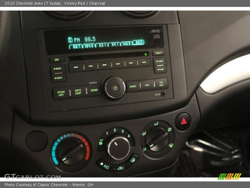 Victory Red / Charcoal 2010 Chevrolet Aveo LT Sedan