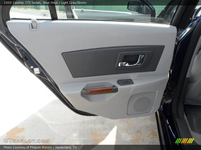 Blue Onyx / Light Gray/Ebony 2003 Cadillac CTS Sedan