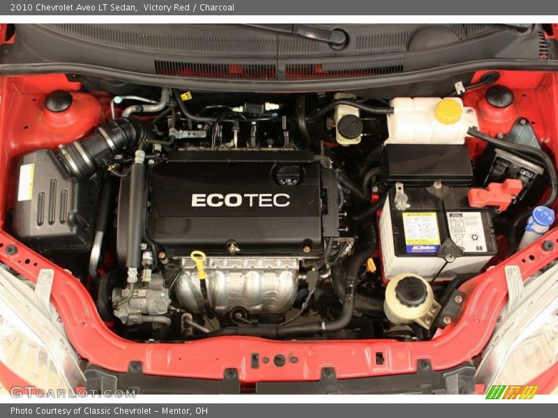 Victory Red / Charcoal 2010 Chevrolet Aveo LT Sedan