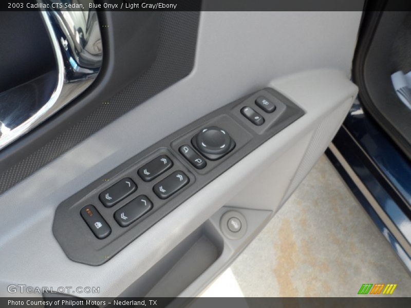 Blue Onyx / Light Gray/Ebony 2003 Cadillac CTS Sedan