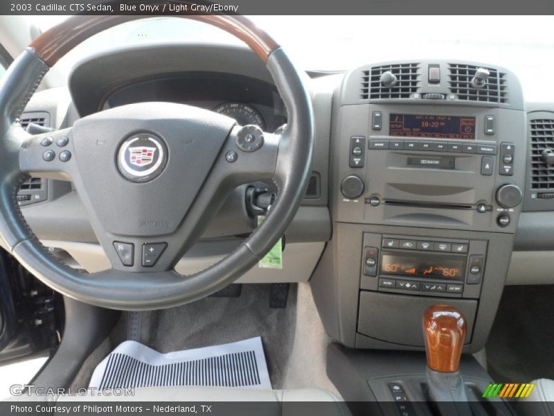 Blue Onyx / Light Gray/Ebony 2003 Cadillac CTS Sedan