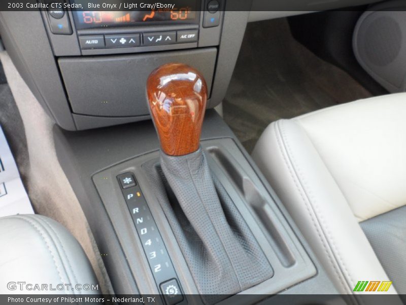 Blue Onyx / Light Gray/Ebony 2003 Cadillac CTS Sedan