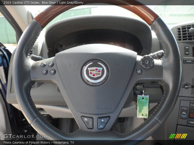 Blue Onyx / Light Gray/Ebony 2003 Cadillac CTS Sedan