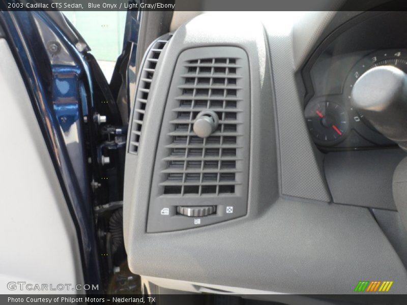 Blue Onyx / Light Gray/Ebony 2003 Cadillac CTS Sedan