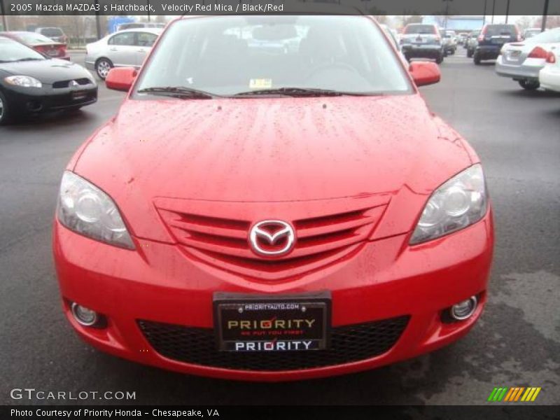 Velocity Red Mica / Black/Red 2005 Mazda MAZDA3 s Hatchback