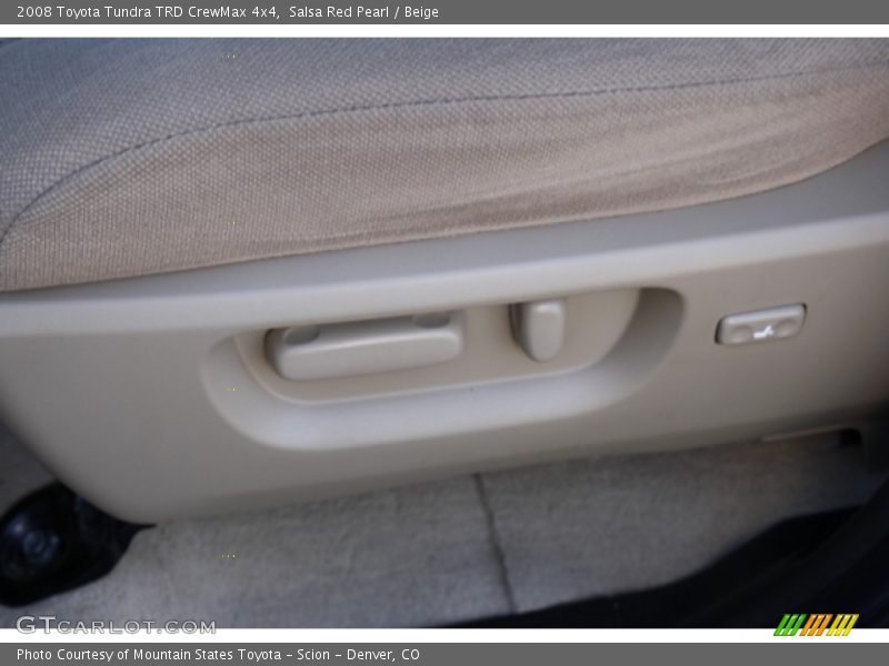 Salsa Red Pearl / Beige 2008 Toyota Tundra TRD CrewMax 4x4