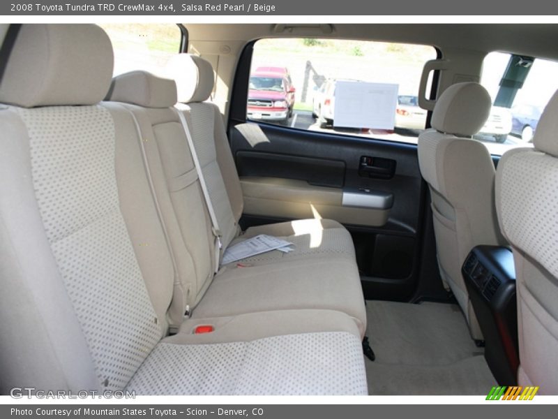 Salsa Red Pearl / Beige 2008 Toyota Tundra TRD CrewMax 4x4