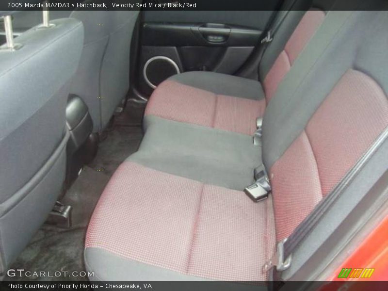 Velocity Red Mica / Black/Red 2005 Mazda MAZDA3 s Hatchback