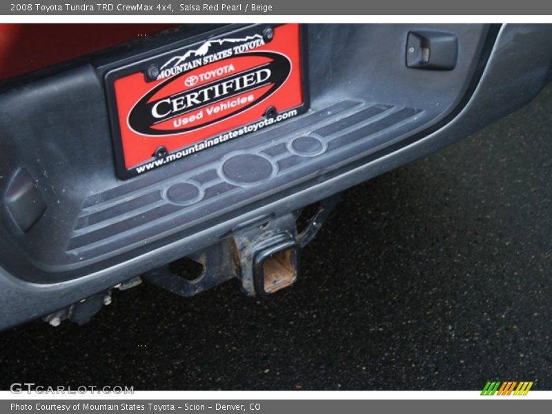 Salsa Red Pearl / Beige 2008 Toyota Tundra TRD CrewMax 4x4
