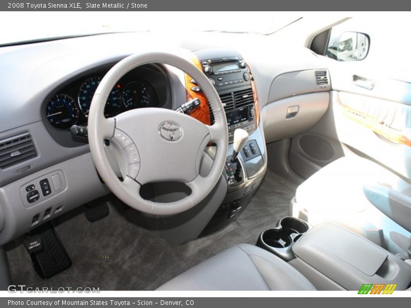 Slate Metallic / Stone 2008 Toyota Sienna XLE