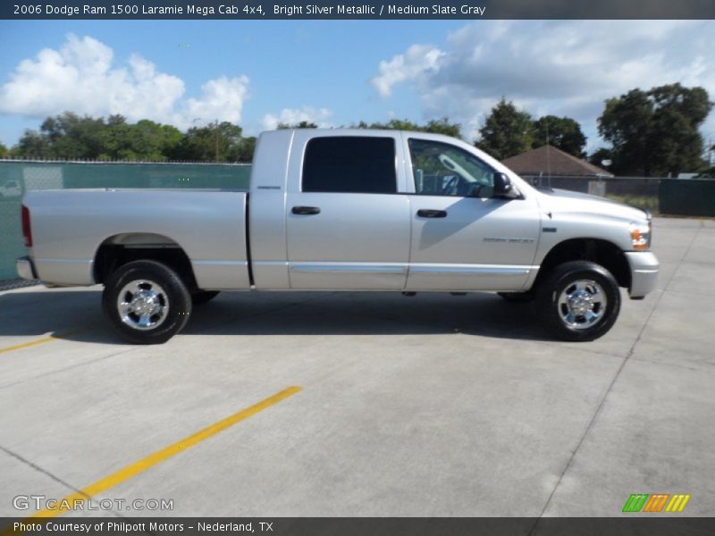 Bright Silver Metallic / Medium Slate Gray 2006 Dodge Ram 1500 Laramie Mega Cab 4x4