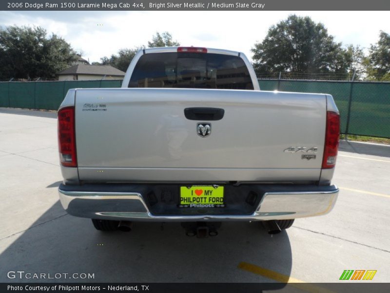 Bright Silver Metallic / Medium Slate Gray 2006 Dodge Ram 1500 Laramie Mega Cab 4x4