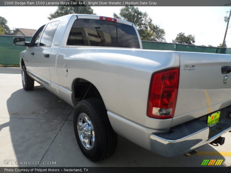 Bright Silver Metallic / Medium Slate Gray 2006 Dodge Ram 1500 Laramie Mega Cab 4x4