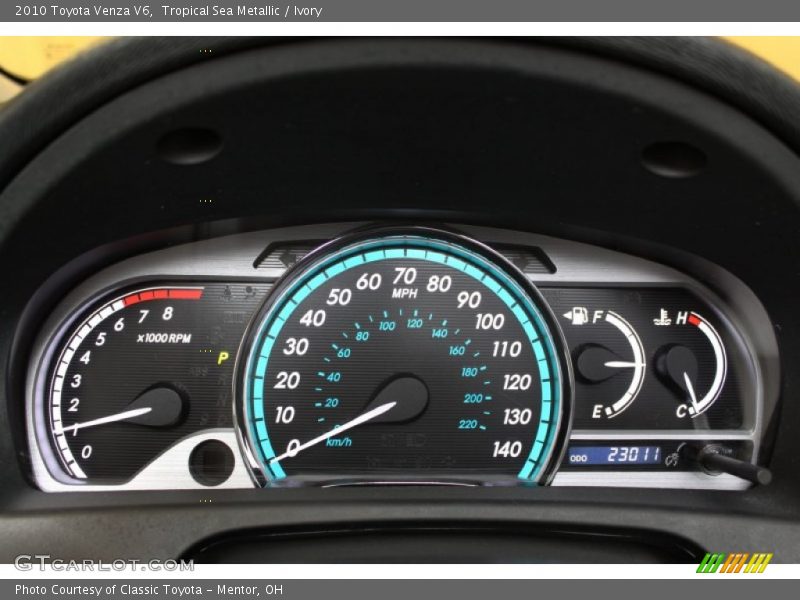 Tropical Sea Metallic / Ivory 2010 Toyota Venza V6