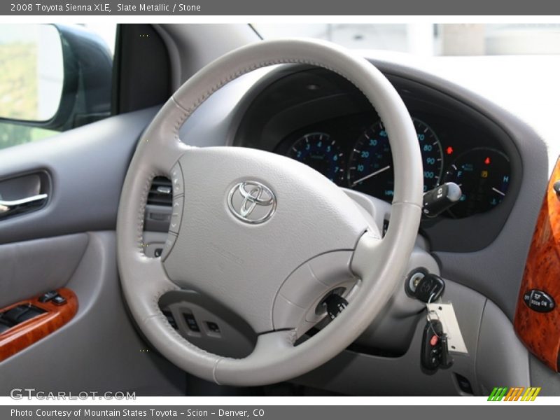 Slate Metallic / Stone 2008 Toyota Sienna XLE