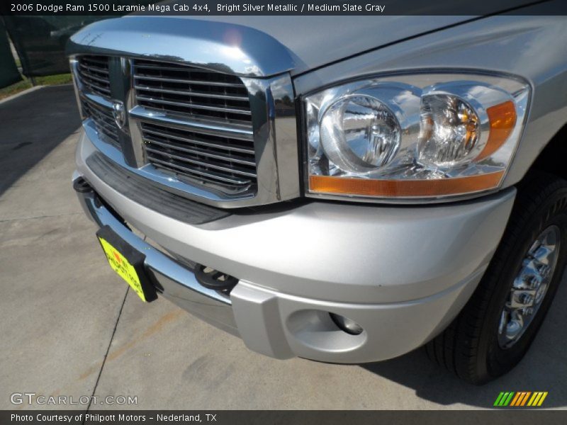 Bright Silver Metallic / Medium Slate Gray 2006 Dodge Ram 1500 Laramie Mega Cab 4x4