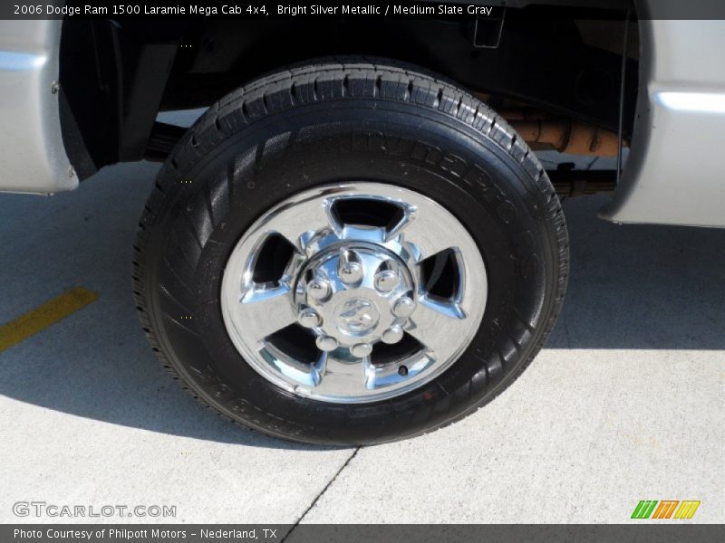 Bright Silver Metallic / Medium Slate Gray 2006 Dodge Ram 1500 Laramie Mega Cab 4x4