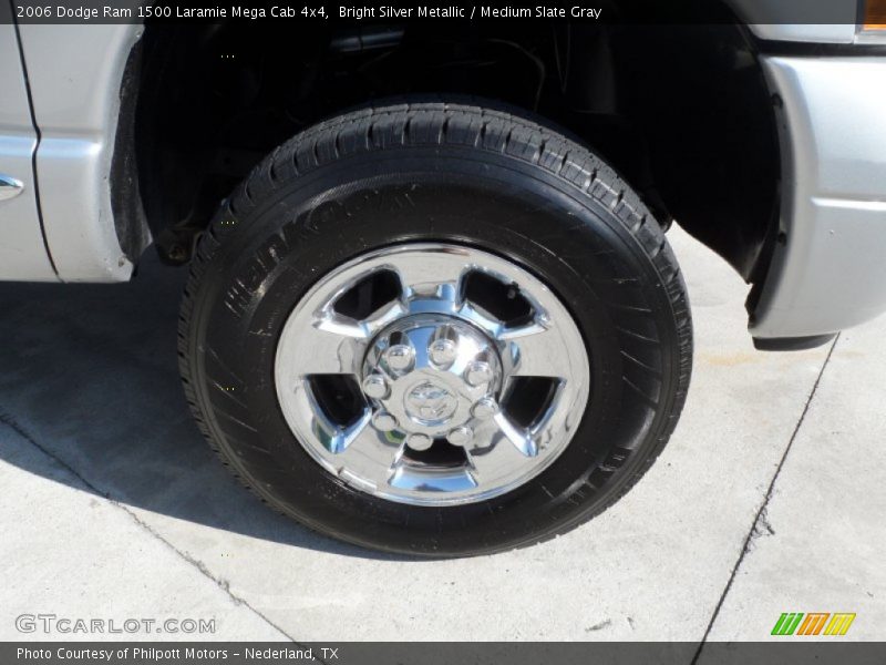 Bright Silver Metallic / Medium Slate Gray 2006 Dodge Ram 1500 Laramie Mega Cab 4x4