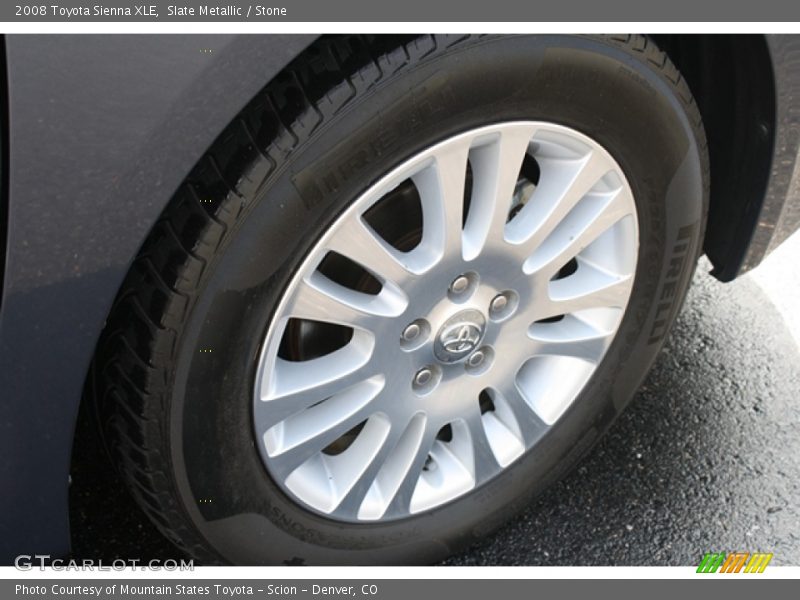 Slate Metallic / Stone 2008 Toyota Sienna XLE