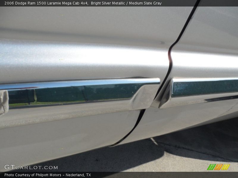 Bright Silver Metallic / Medium Slate Gray 2006 Dodge Ram 1500 Laramie Mega Cab 4x4