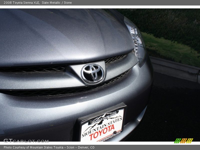 Slate Metallic / Stone 2008 Toyota Sienna XLE