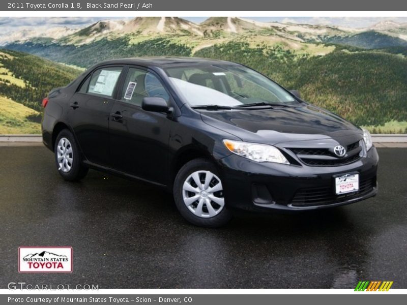 Black Sand Pearl / Ash 2011 Toyota Corolla 1.8