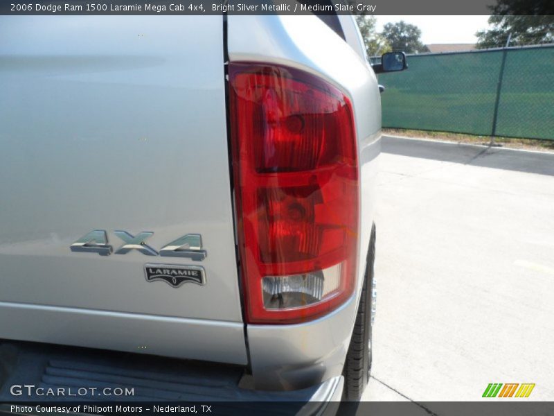 Bright Silver Metallic / Medium Slate Gray 2006 Dodge Ram 1500 Laramie Mega Cab 4x4