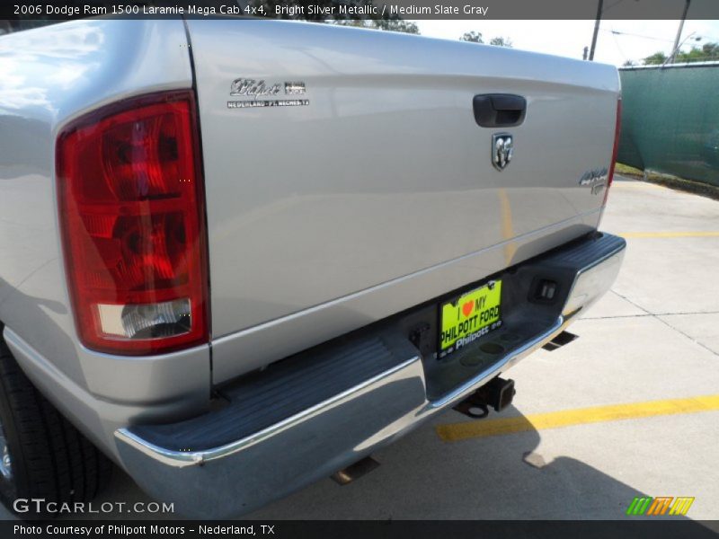 Bright Silver Metallic / Medium Slate Gray 2006 Dodge Ram 1500 Laramie Mega Cab 4x4