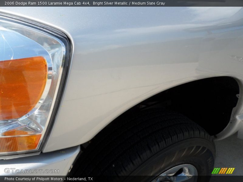 Bright Silver Metallic / Medium Slate Gray 2006 Dodge Ram 1500 Laramie Mega Cab 4x4
